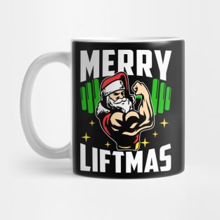 Merry Liftmas Funny Christmas Gym Workout Fitness Gift Mug